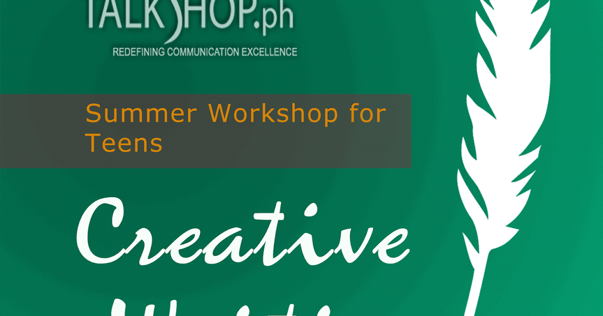 creative writing summer programs philippines